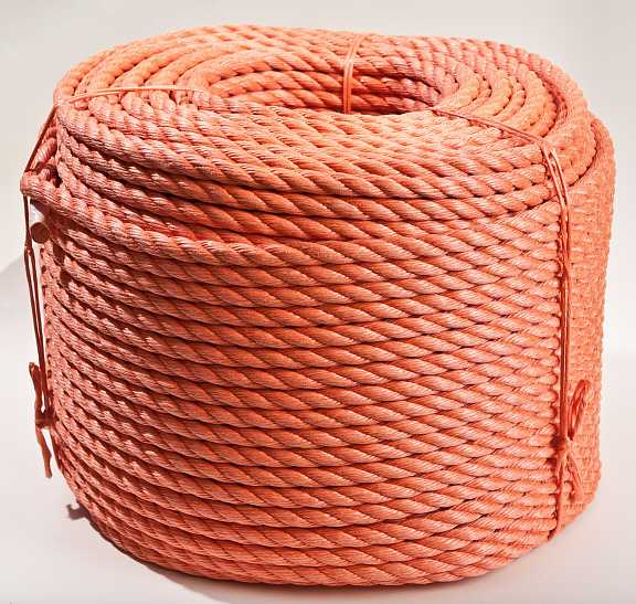 20mm Orange Polypropylen Seil X 35 Meter Günstig Nylon Polyester Rollen 