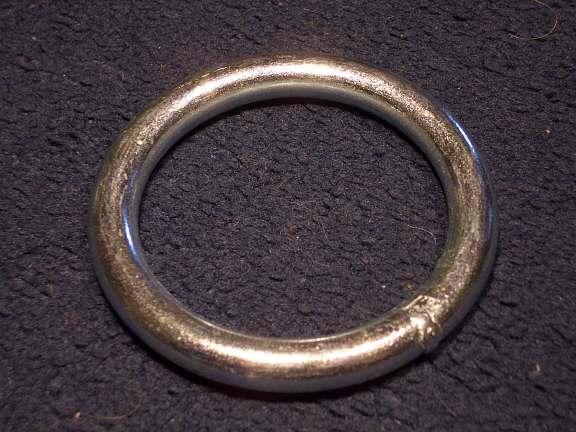 verzinkte Ringe aus Eisen 3 Stück Eisenringe Geschirrringe 