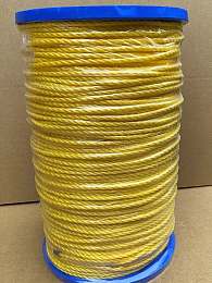 Polypropylenseil 4mm gelb - 1.000m Scheibenspule